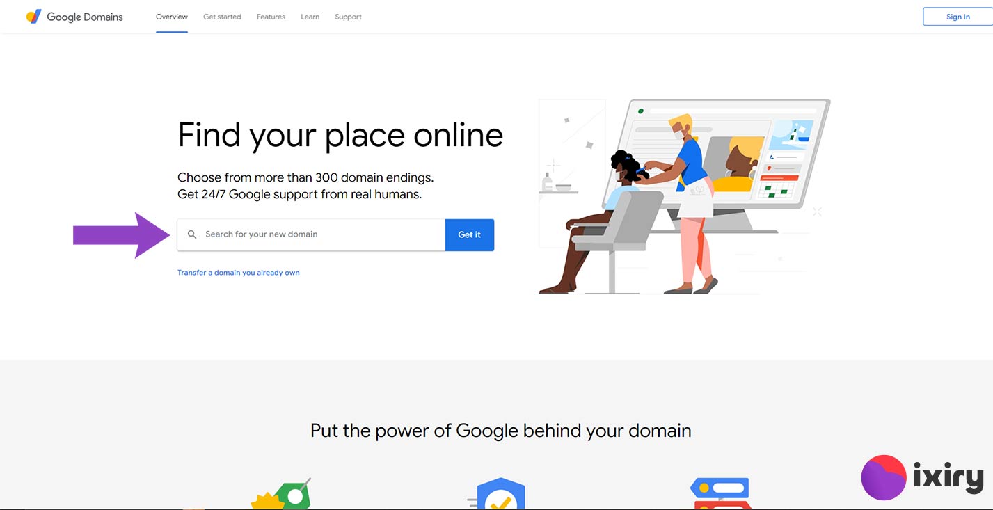 choose a relavant domain google domains