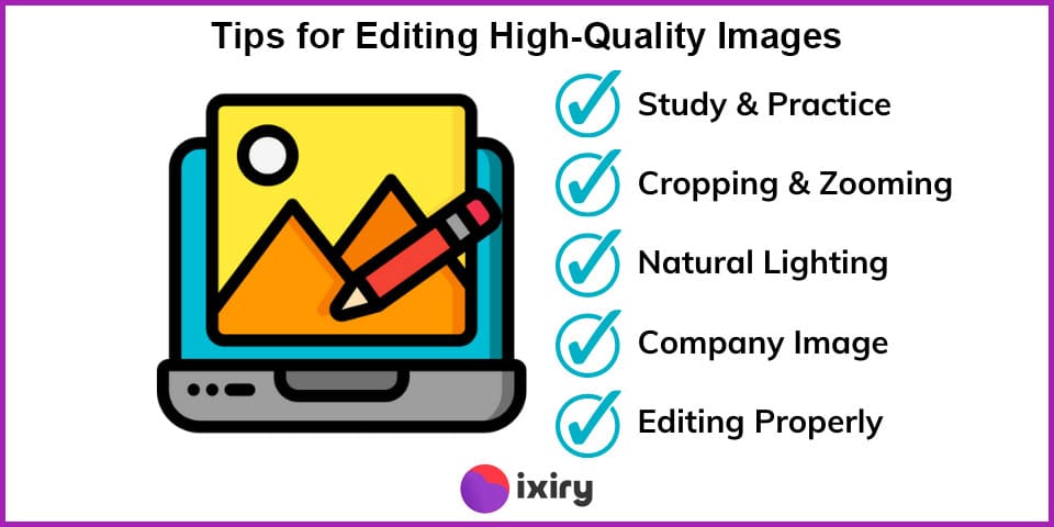 tips for editing high-quality images