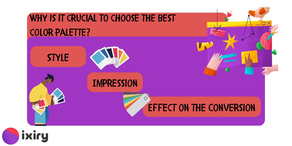 why is it crucial to choose the best color palette