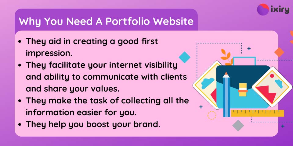 why you need a portfolio website