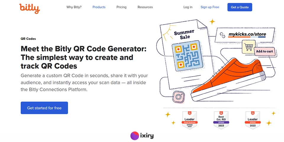 Bitly free QR code generator