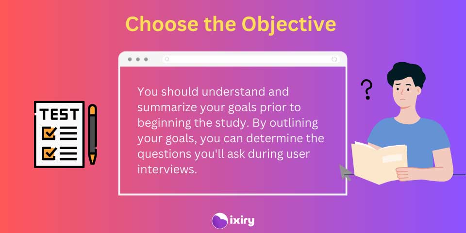 choose the objective