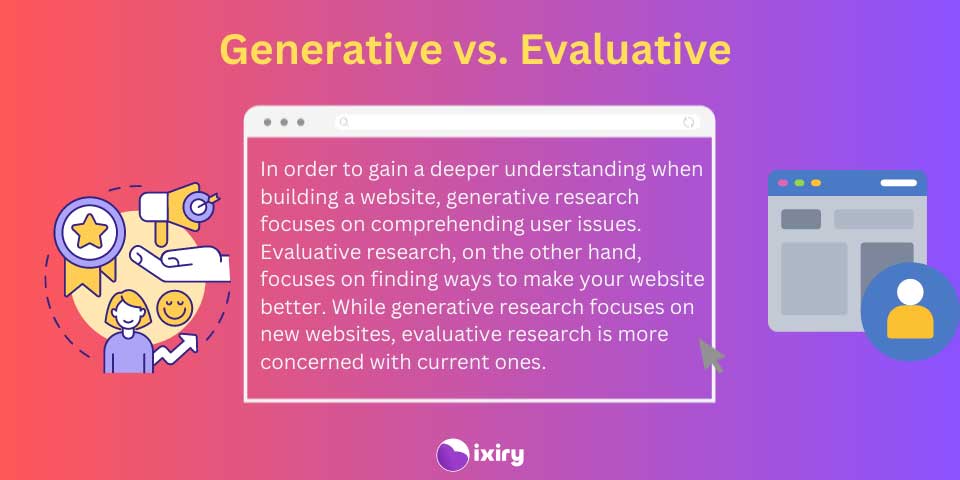 generative vs evaluative