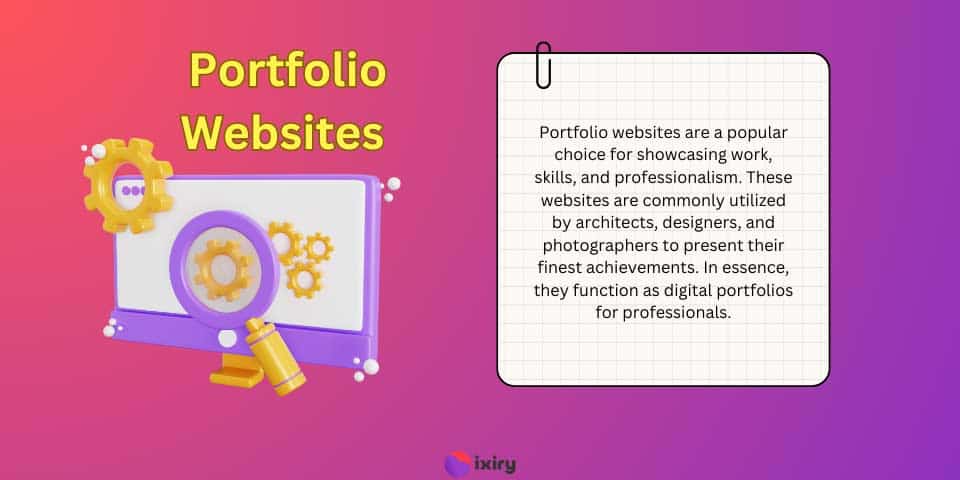 portfolio websites