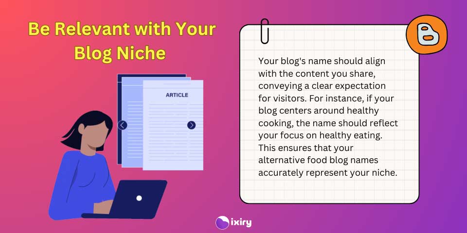 be relevant with your blog niche
