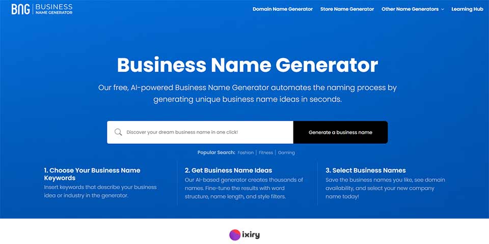 BNG blog name generator